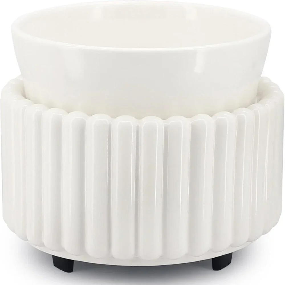 Ceramic Wax Melt Warmer 3-in-1 Candle Wax Warmer for Scented Wax Melter Electric